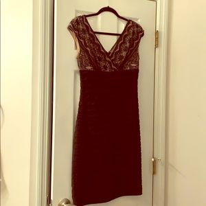 Adrianna Papell black cocktail dress